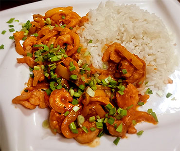 Chilli shrimps