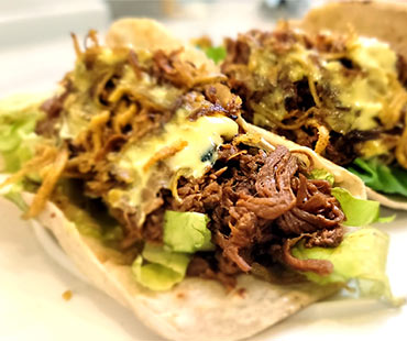 Shredded beef Tacos